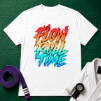 Flow Roll T-Shirt in White