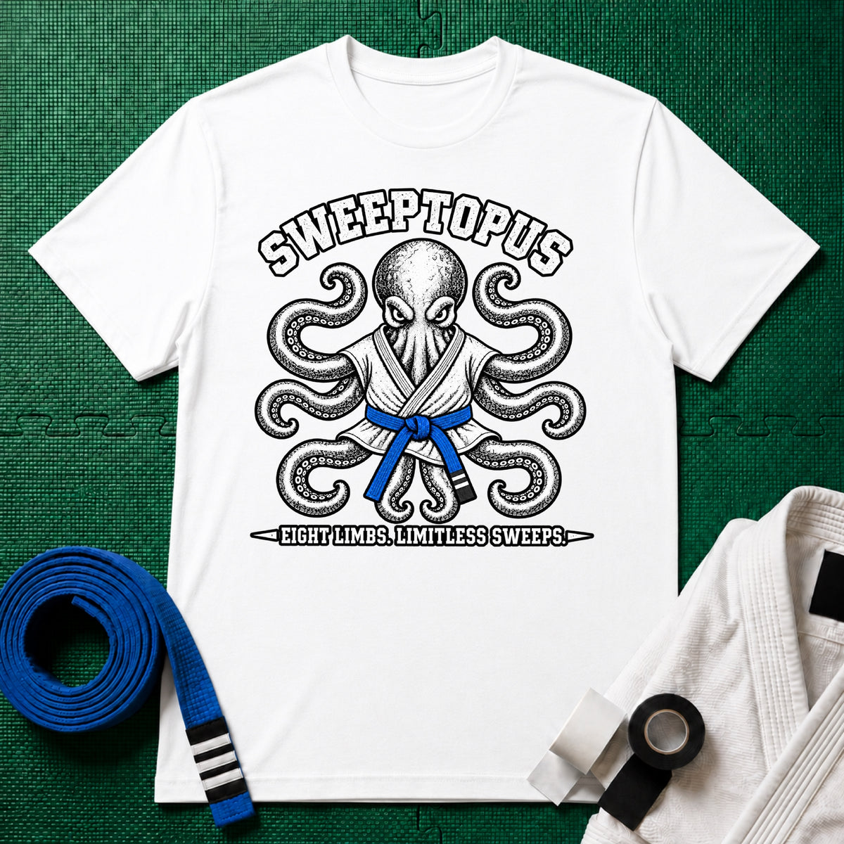 Sweeptopus Blue Belt T-Shirt