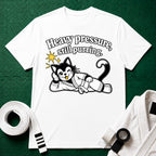 Still Purring White Belt T-Shirt in White