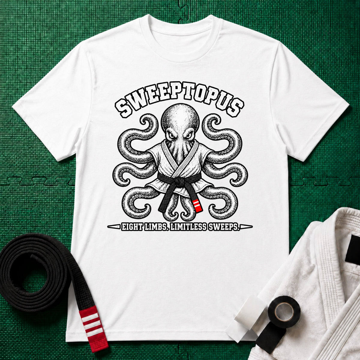 Sweeptopus Black Belt T-Shirt