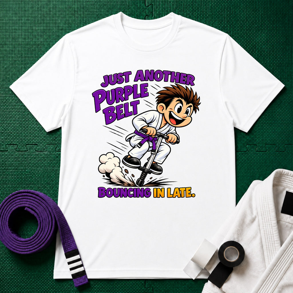 Bouncing Purple Belt T-Shirt