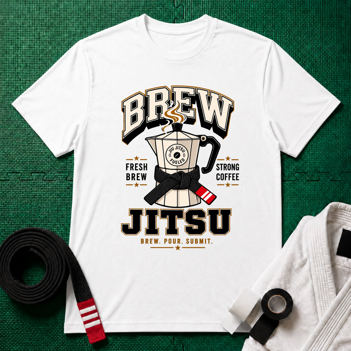 Brew Jitsu Black belts T-Shirt