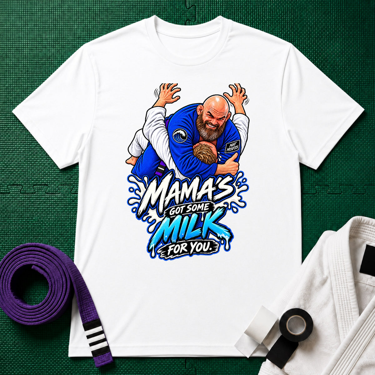 Mama's Milk Purple Belt T-Shirt