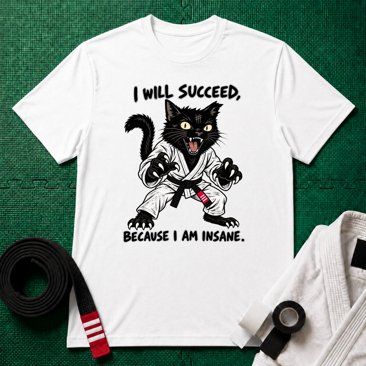 Succeed Black Belt T-Shirt