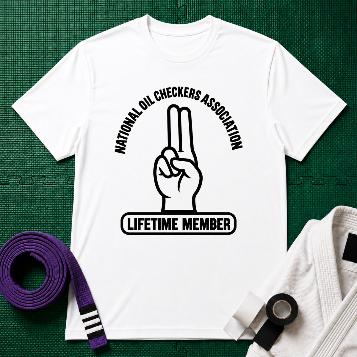 Oil Checker T-Shirt