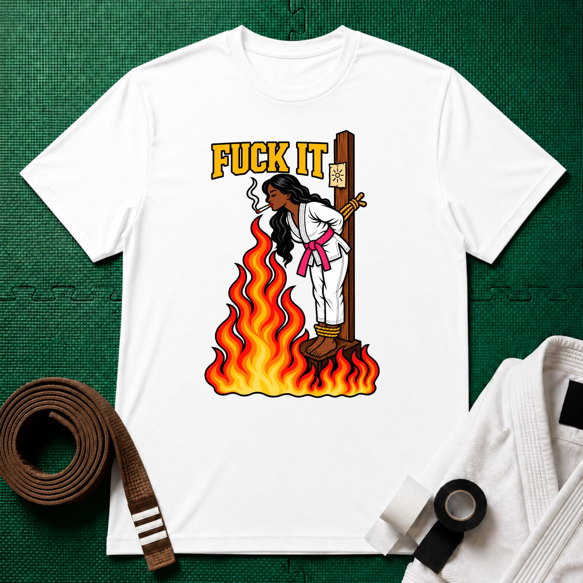 F*ck It T-Shirt (Design 1), White