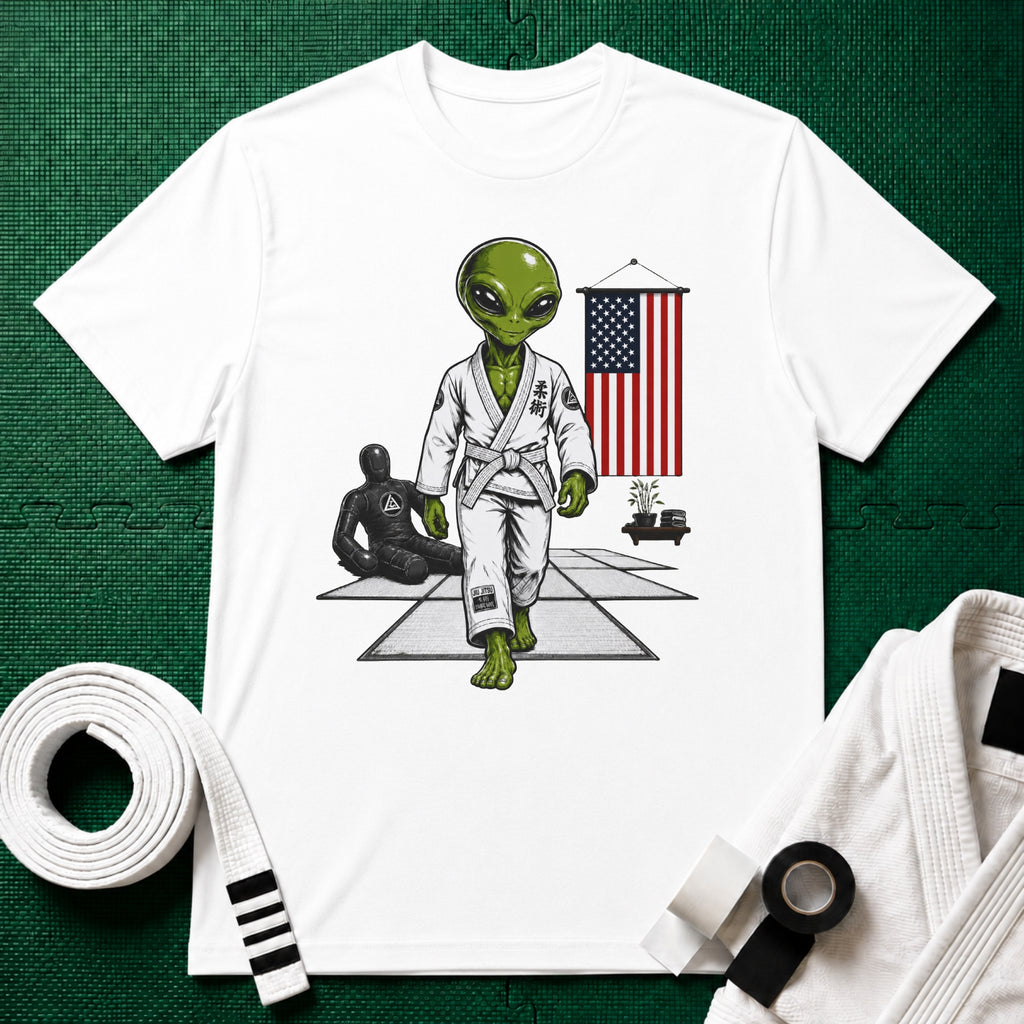 Alien Gym White Belt T-Shirt