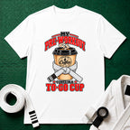 To Go Cup White Belt T-Shirt